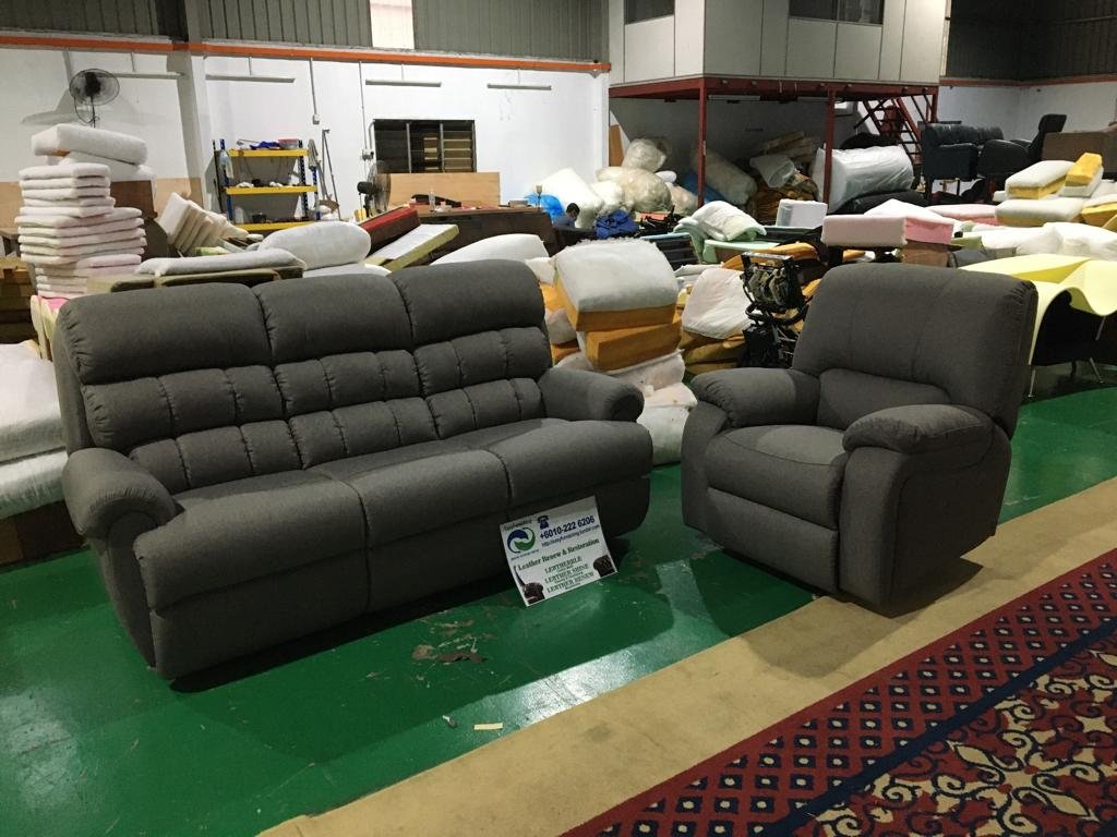 Completed sectional sofa upholstery project 1