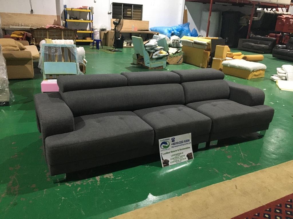 Completed sectional sofa upholstery project 6
