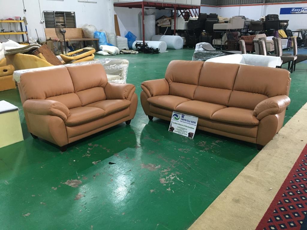 Completed sectional sofa upholstery project 8