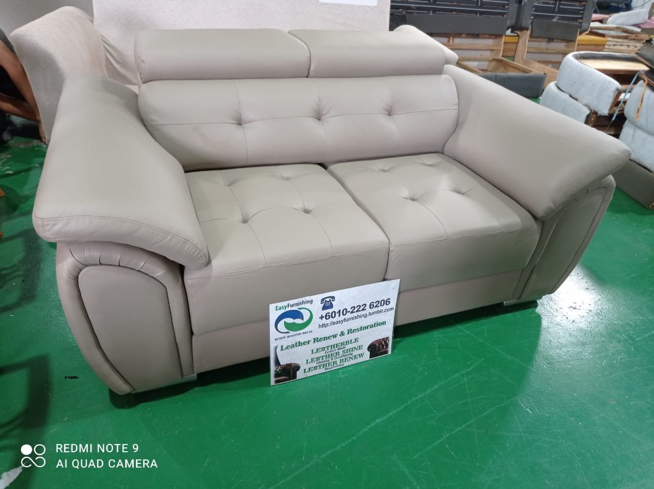 Completed sectional sofa upholstery project 19