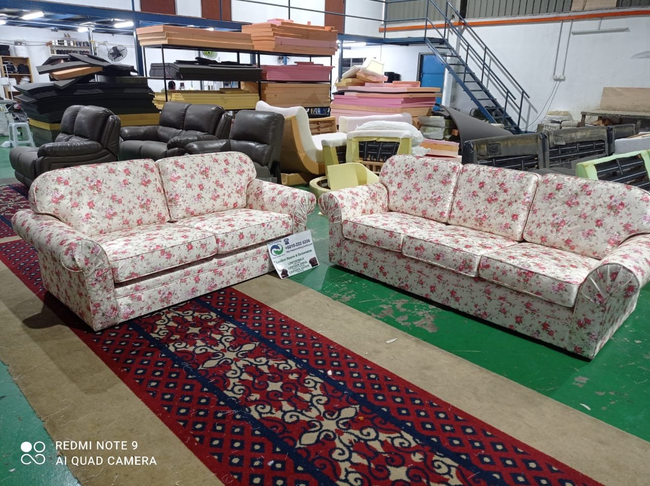 Completed sectional sofa upholstery project 20
