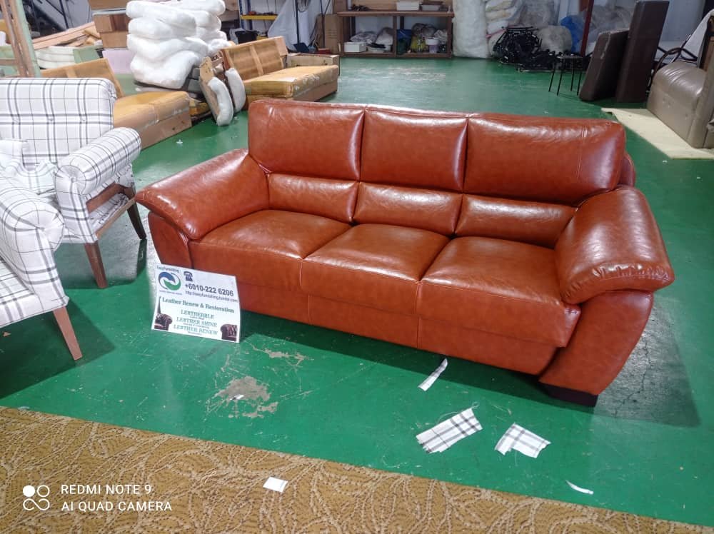 Completed sectional sofa upholstery project 27