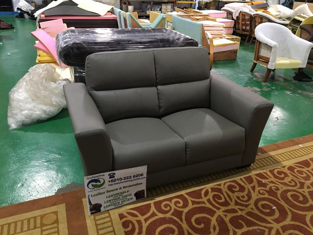 Completed sectional sofa upholstery project 34
