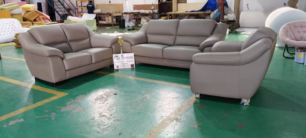 Completed sectional sofa upholstery project 47