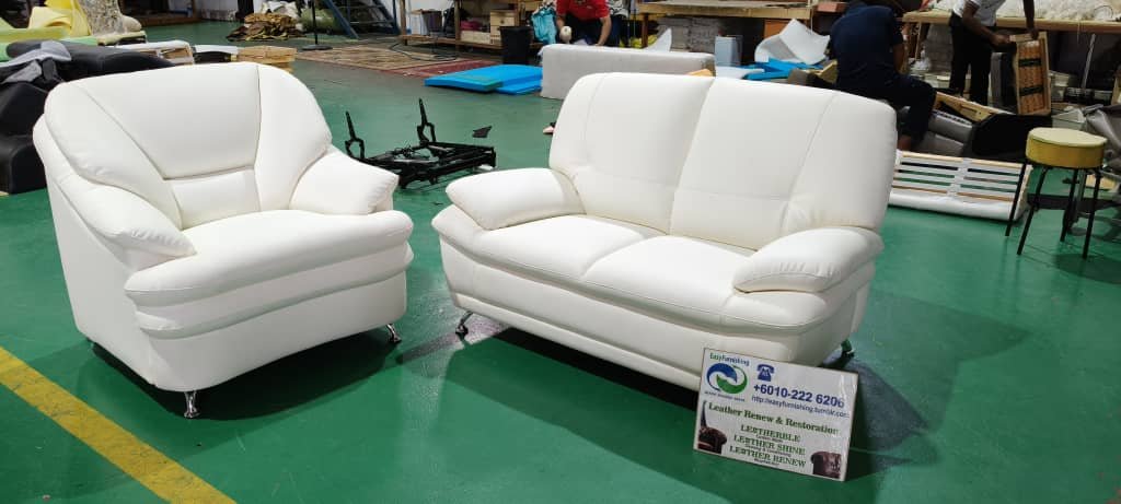 Completed sectional sofa upholstery project 54