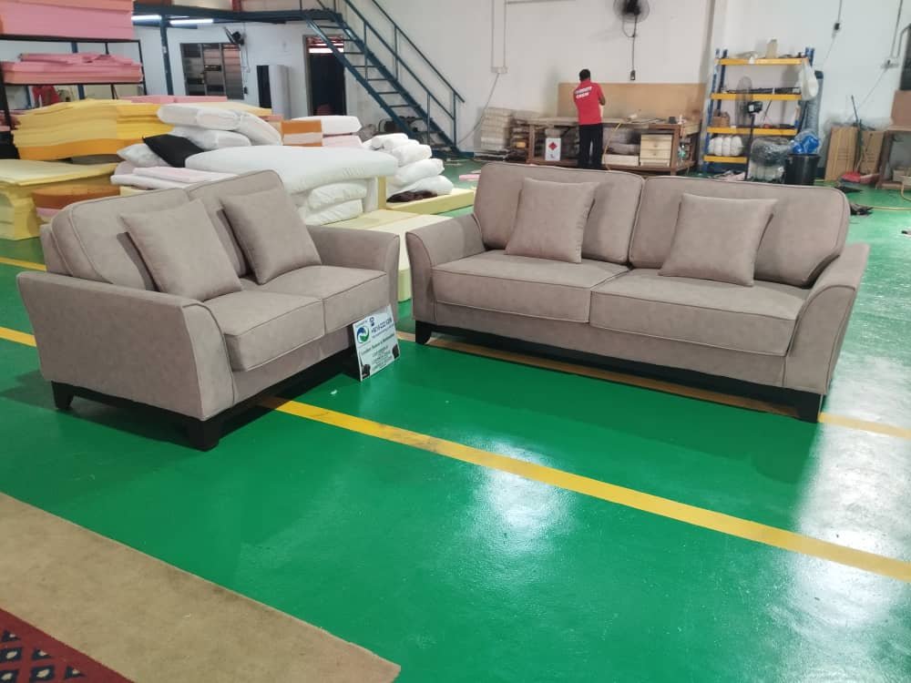 Completed sofa upholstery project 14