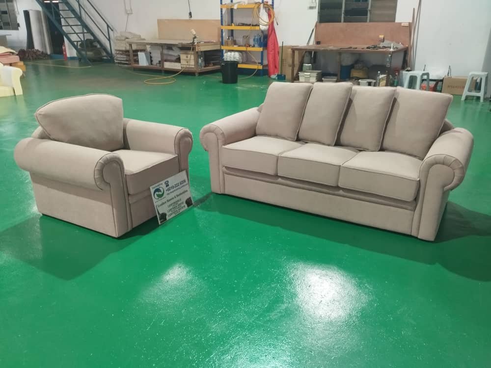 Completed sofa upholstery project 19