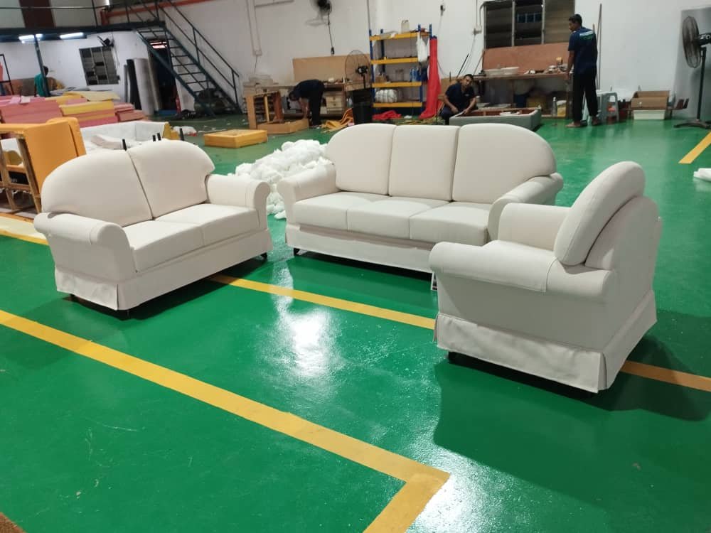 Completed sofa upholstery project 20
