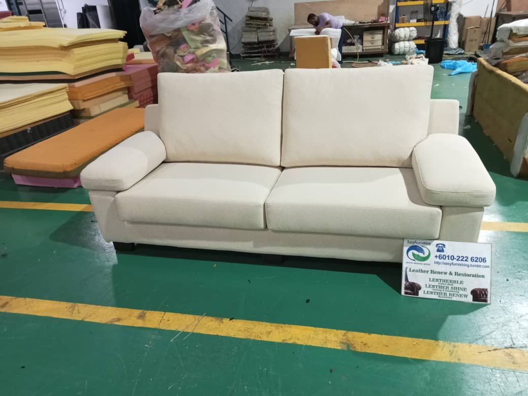 Completed sofa upholstery project 21