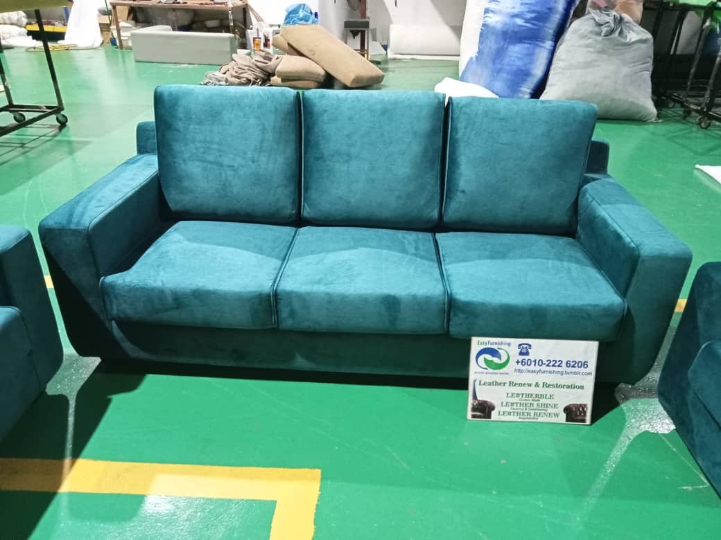 Completed sofa upholstery project 25