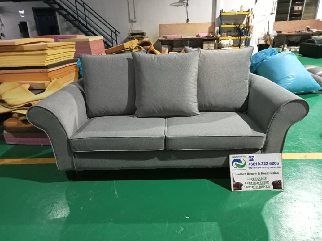 Completed sofa upholstery project 26