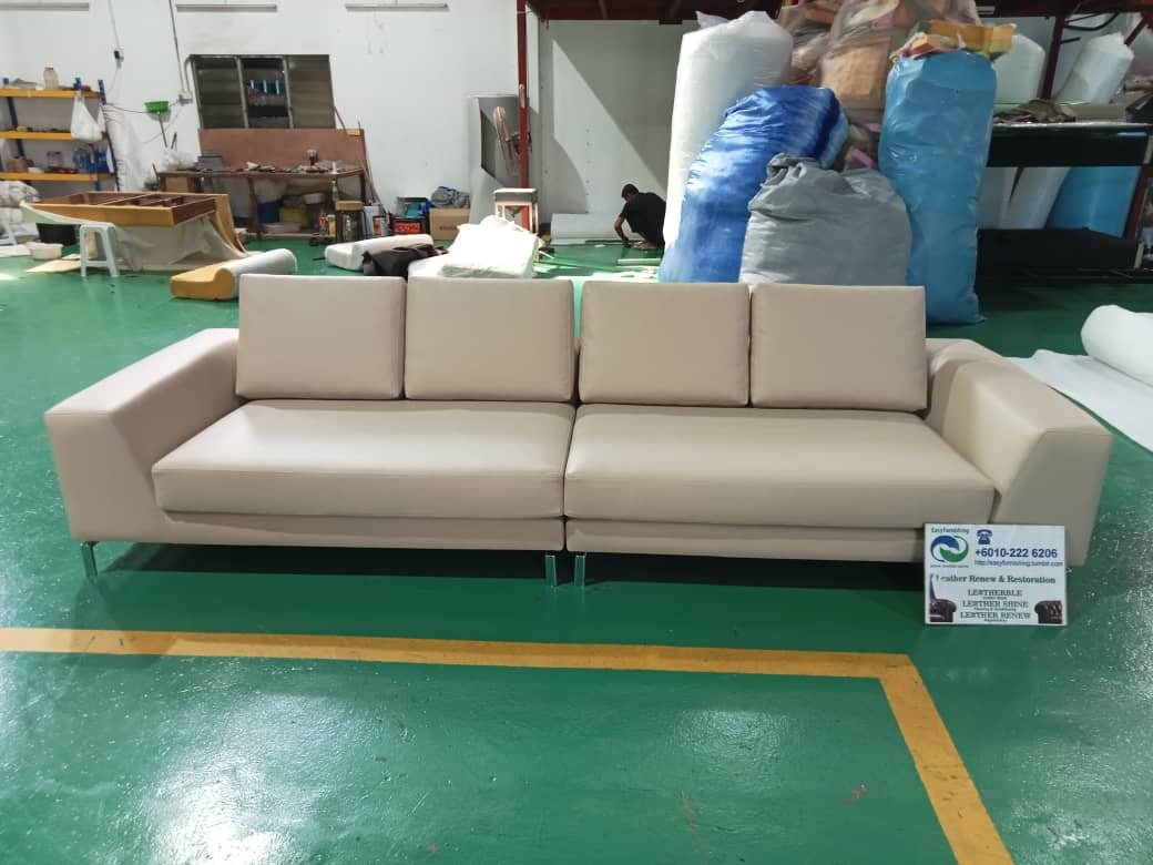 Completed sofa upholstery project 27
