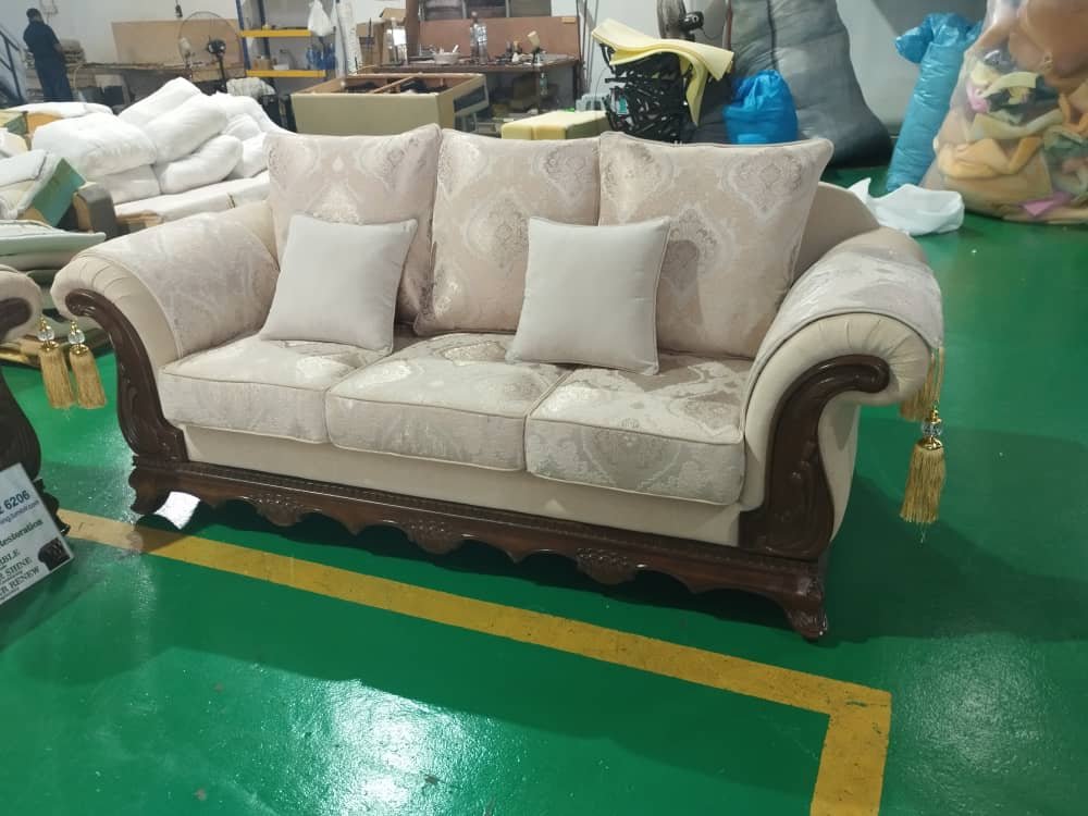 Completed sofa upholstery project 29