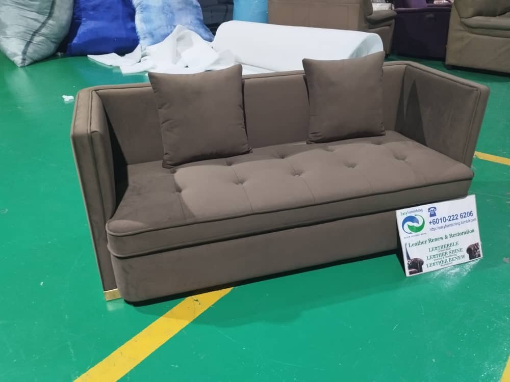 Completed sofa upholstery project 32