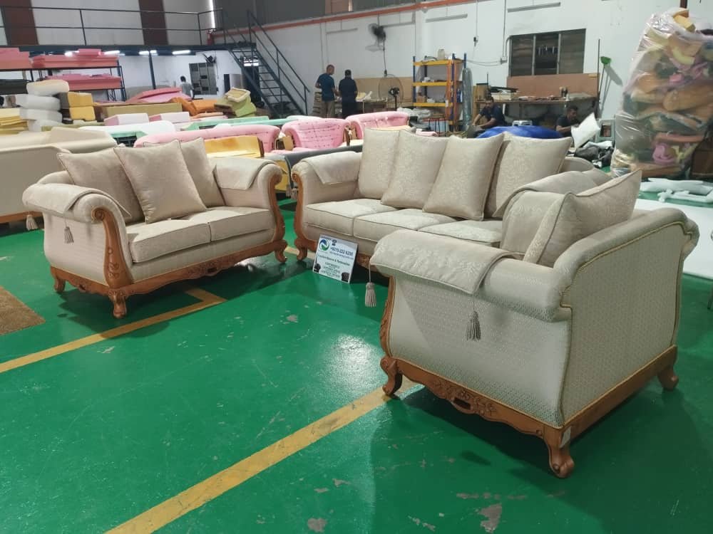 Completed sofa upholstery project 33
