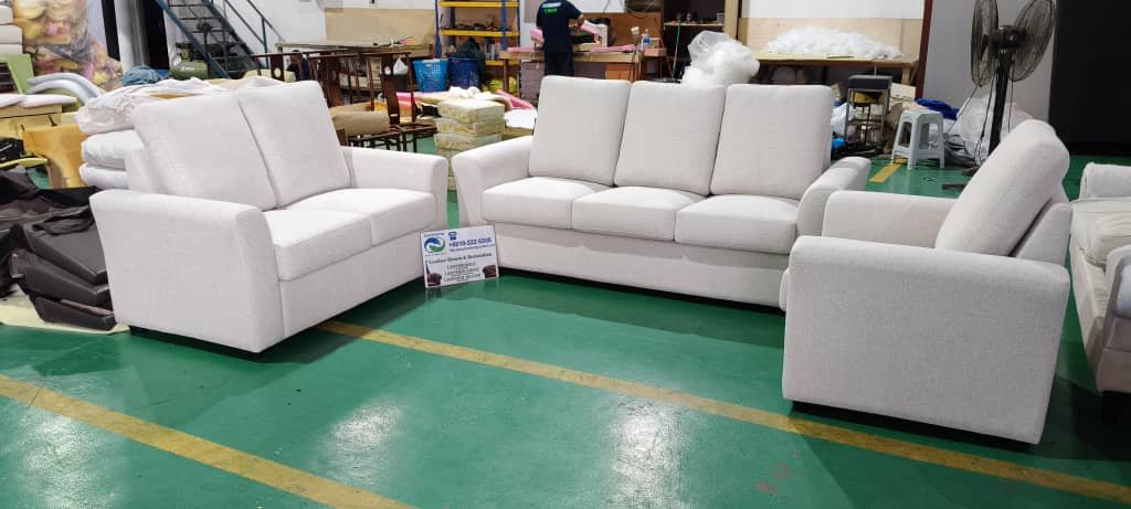 Completed sofa upholstery project 43