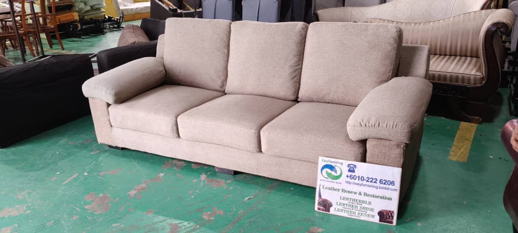 Completed sofa upholstery project 48