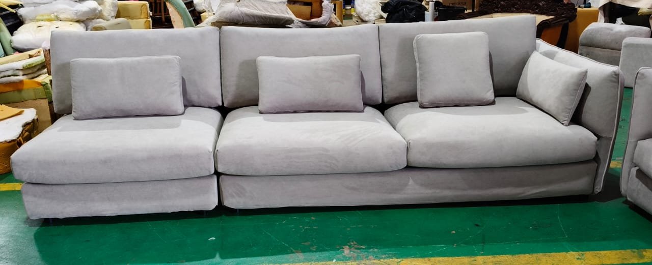 Completed sofa upholstery project 57