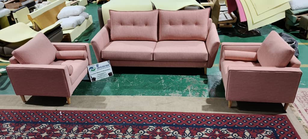 Completed sofa upholstery project 58