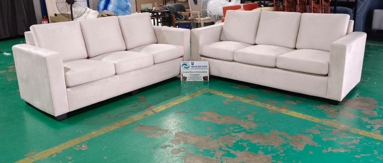 Completed sofa upholstery project 63