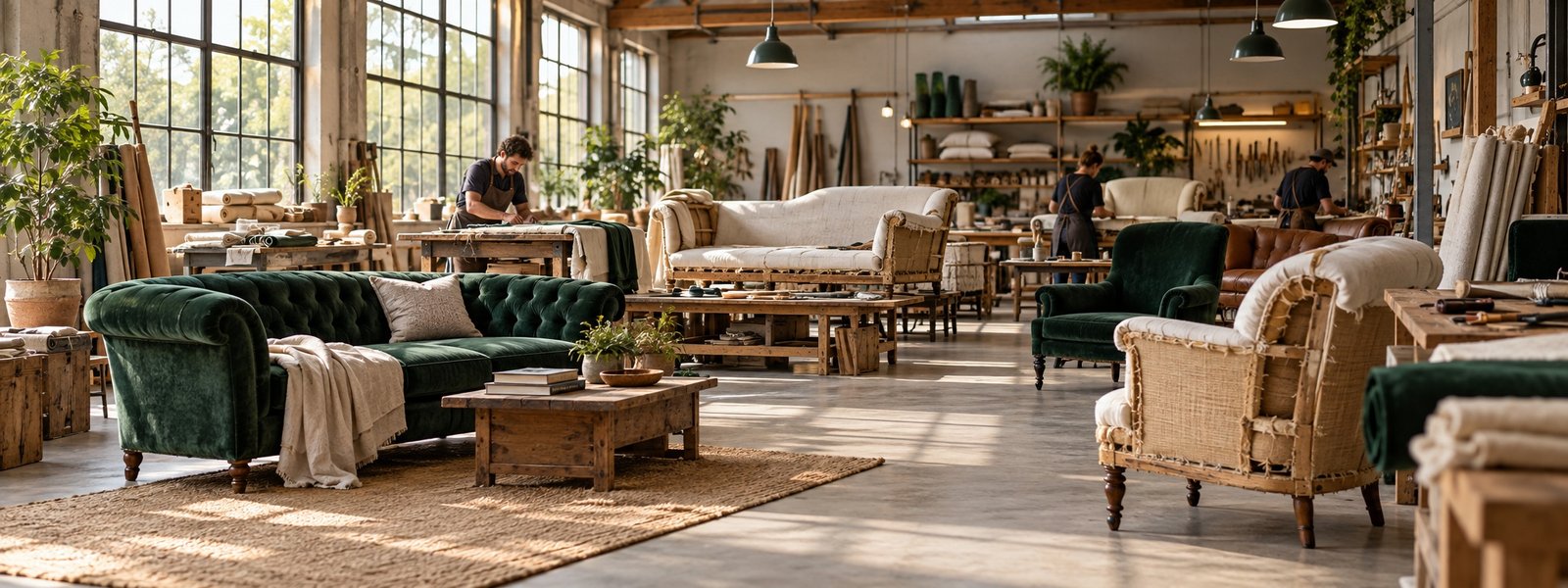 Commercial seating in a spacious interior (temporary illustrative image)