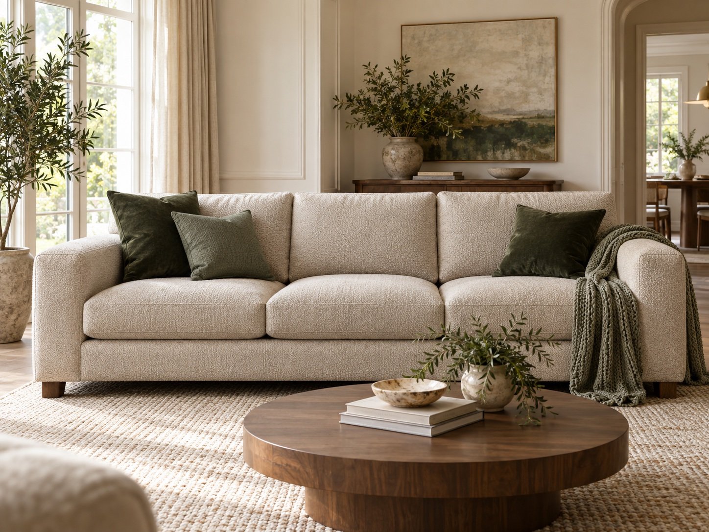 Renewed sofa (illustrative image)