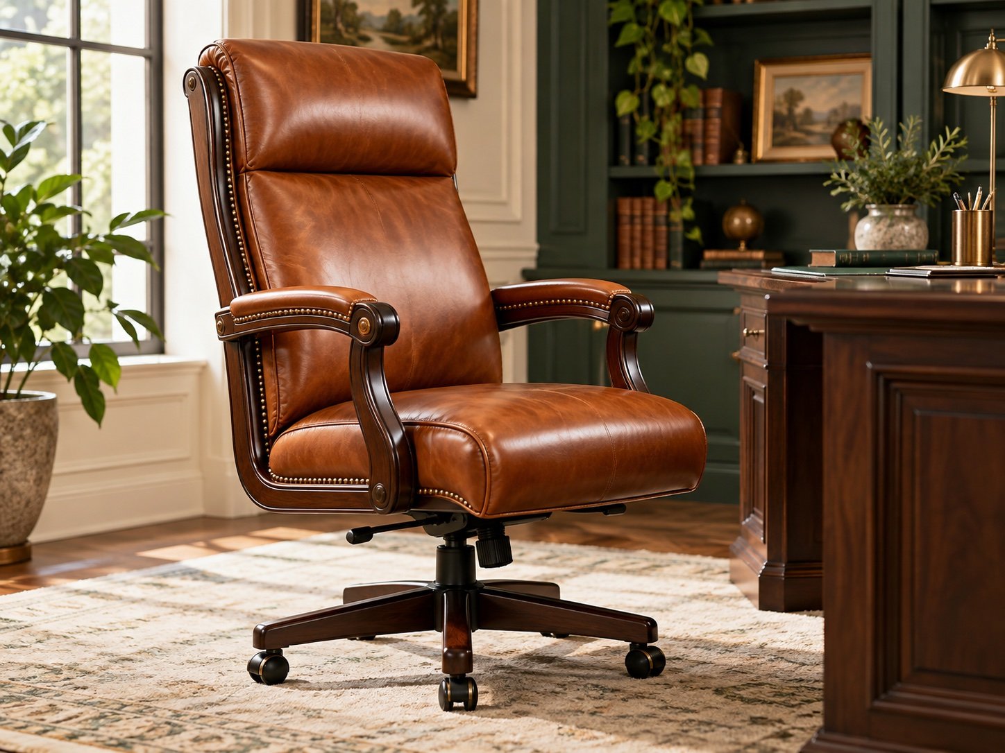 Restored office chair (temporary illustrative image)